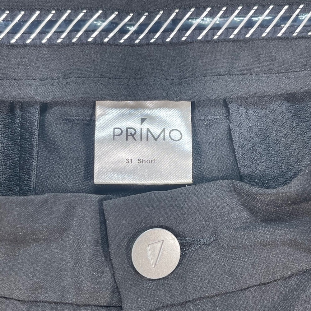 Primo Golf Joggers Men's 31x26 Short Black Tapered Ankle Zip Performance Pants - Picture 3 of 9